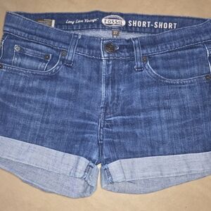 Fossil Women's Classic Blue Jean Shorts